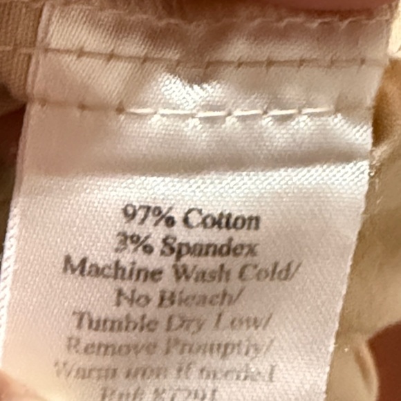 Johnny was Sz S Floral Embroidered Beige Pants y2k cargos - Picture 16 of 16